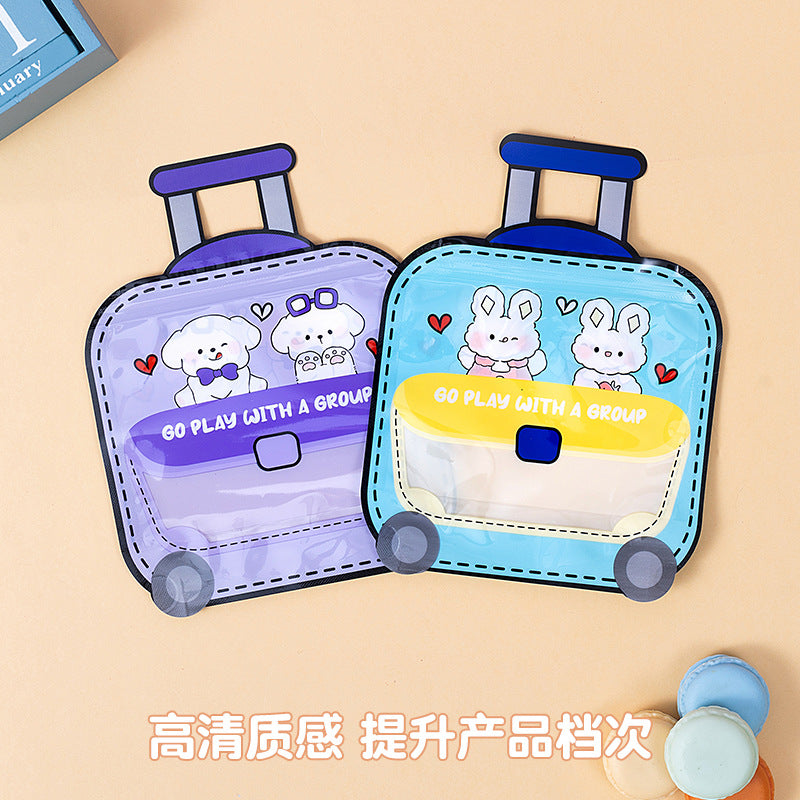 Cute bunny & puppy handle bags